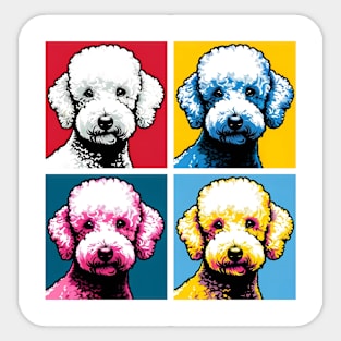 Bedlington Terrier Pop Art - Dog Lovers Sticker